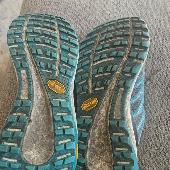Merrell Vibram Grey Blue Running Gym Outdoor workout Hiking sneakers shoes 8.5 - Picture 11 of 12